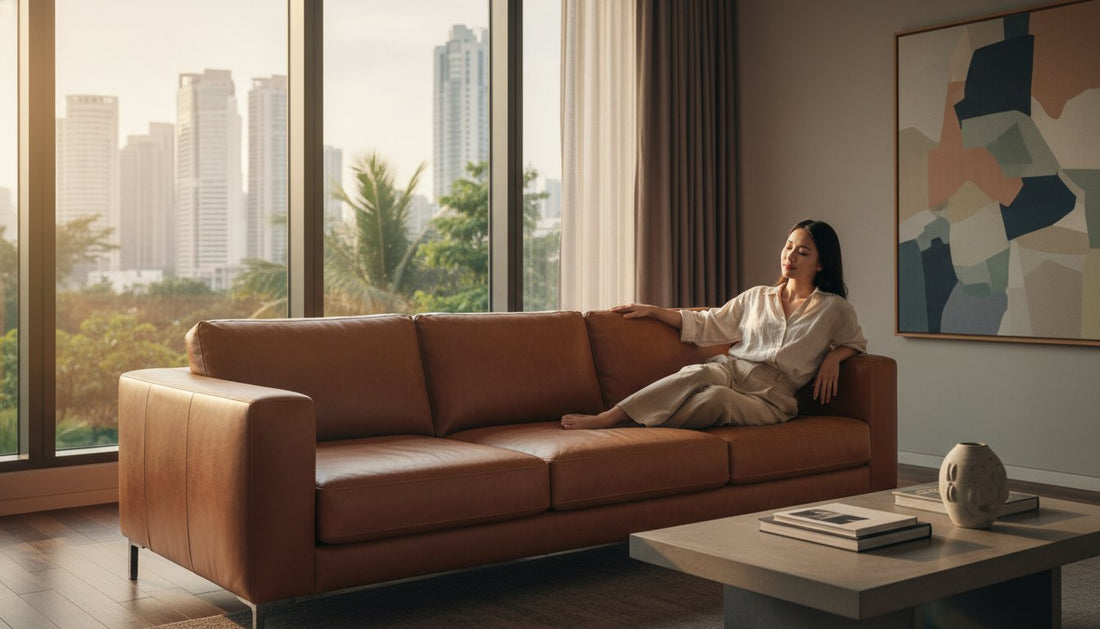 The Definitive Guide to Choosing a Luxury Leather Sofa in Singapore (2026)