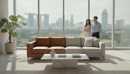 Fabric vs Leather Sofa for Singapore Climate: The 2026 Luxury Guide