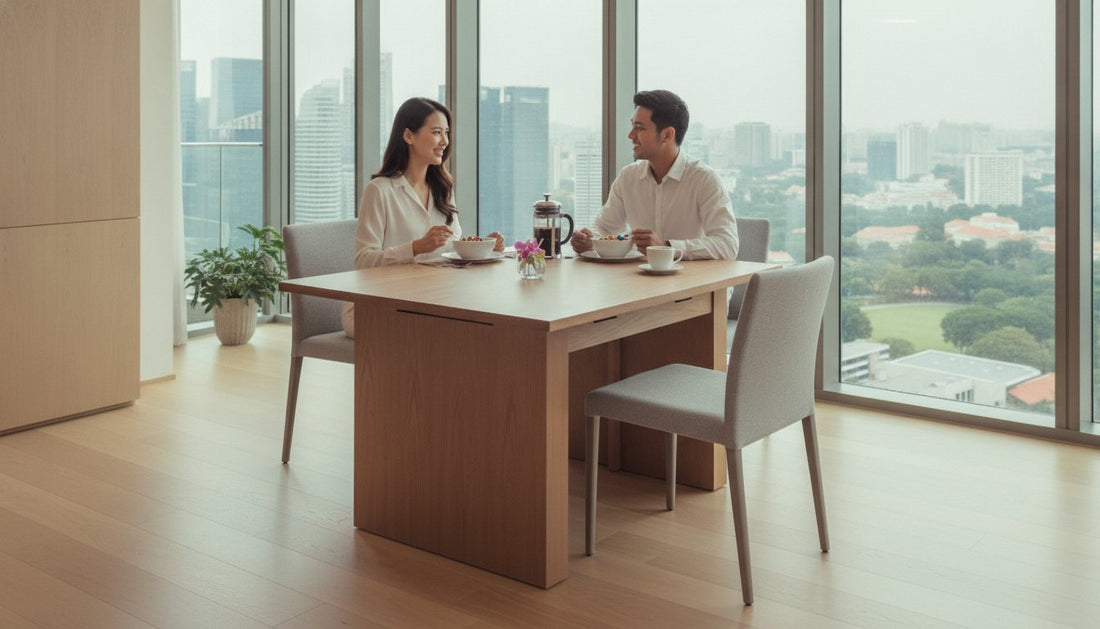 The Art of Compact Elegance: Space Saving Dining Sets in Singapore (2026 Guide)