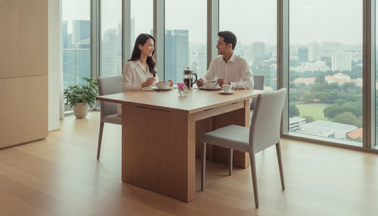The Art of Compact Elegance: Space Saving Dining Sets in Singapore (2026 Guide)