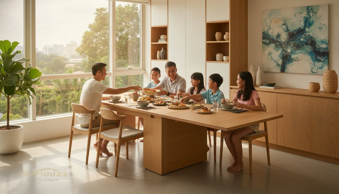 Extendable Dining Tables for Small Spaces: Optimizing Singapore Home Layouts