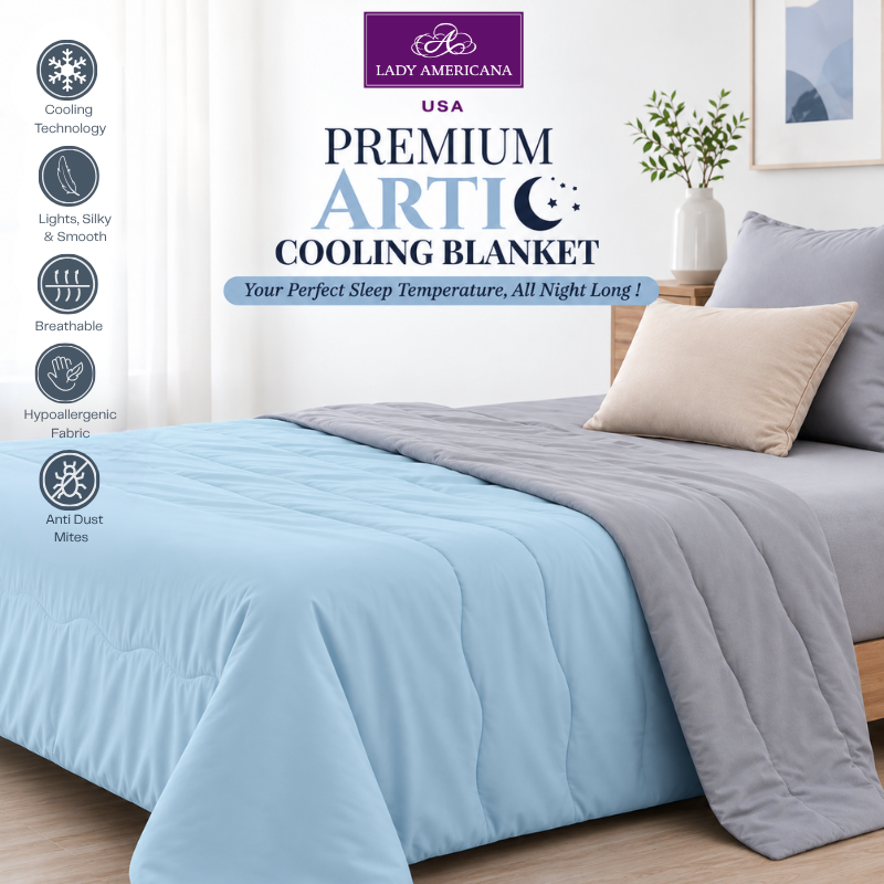 Lady Americana Premium Arctic Cooling Blanket
