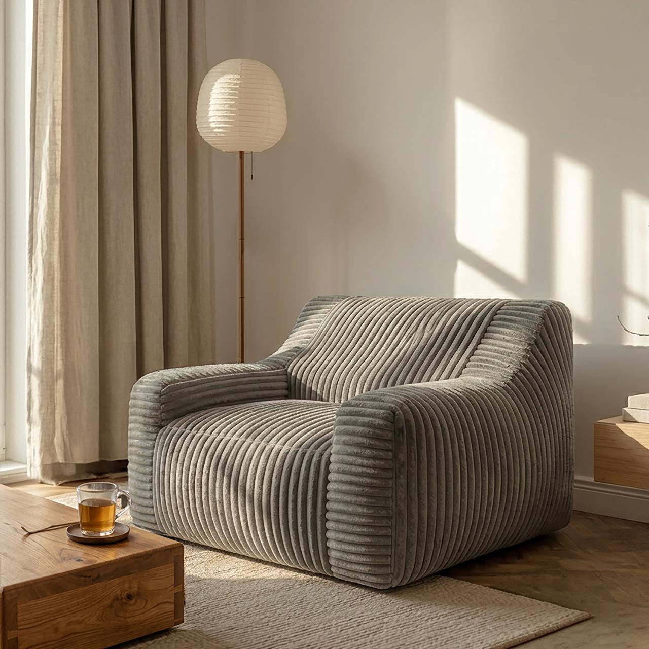 WOWS Cloud Lounge Chair with Ottoman