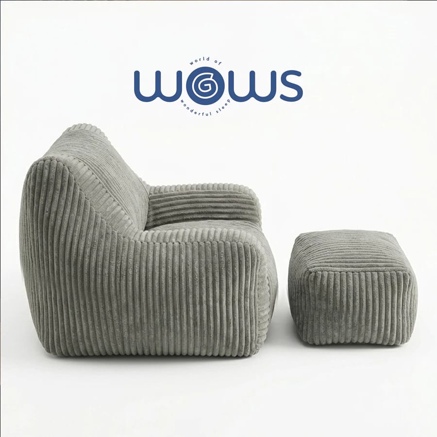 WOWS Cloud Lounge Chair with Ottoman